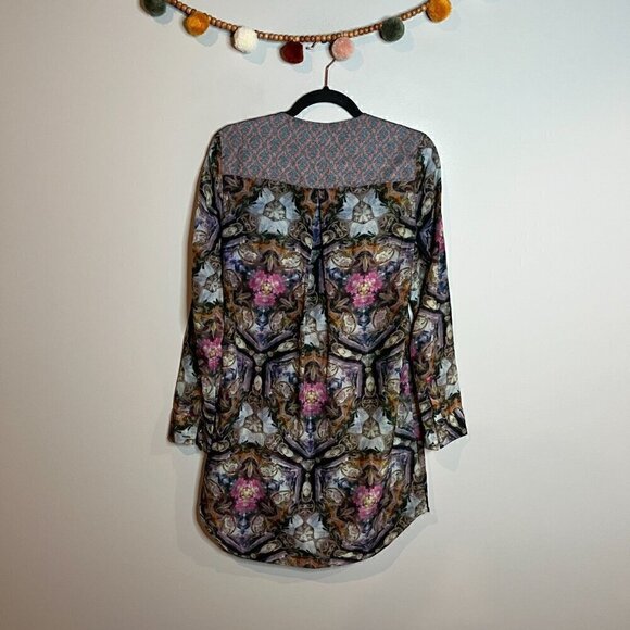 Rachel Roy colorful mandala watercolor shift dress - Picture 5 of 5